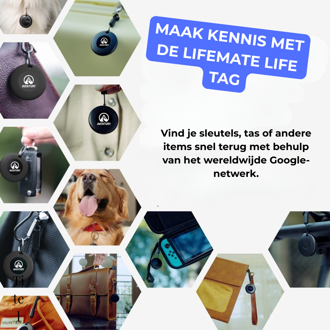 Life Tag – Apple Zoek Mijn Tracker – Sleutelvinder Bluetooth
