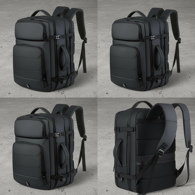 Laptop Backpack 36–55L met Slimme Vakindeling