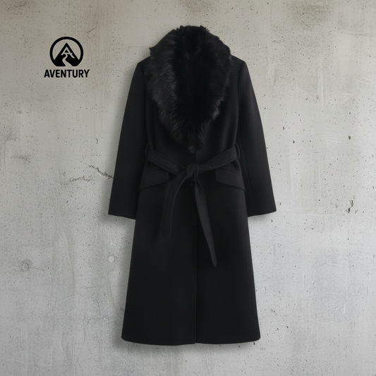 Dames Trenchcoat Manteljas Lang Met Riem