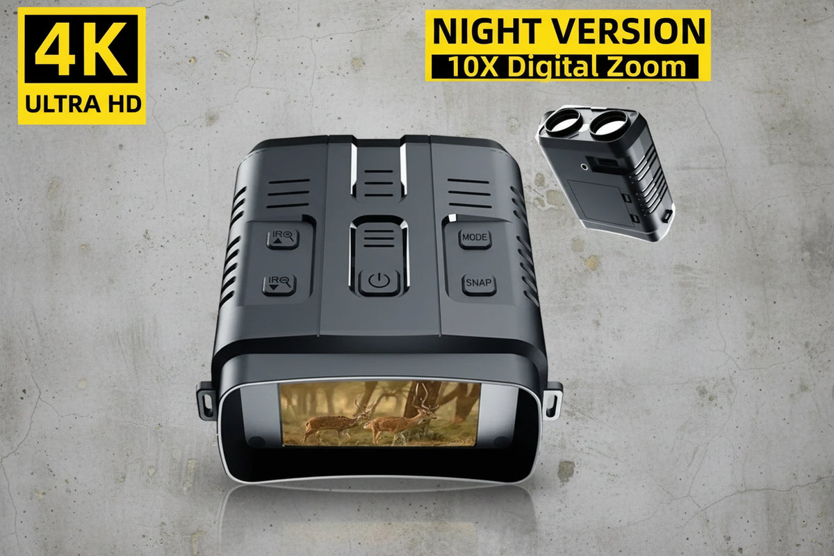 Nachtkijker met 4K video en infrarood nachtzicht tot 800 meter