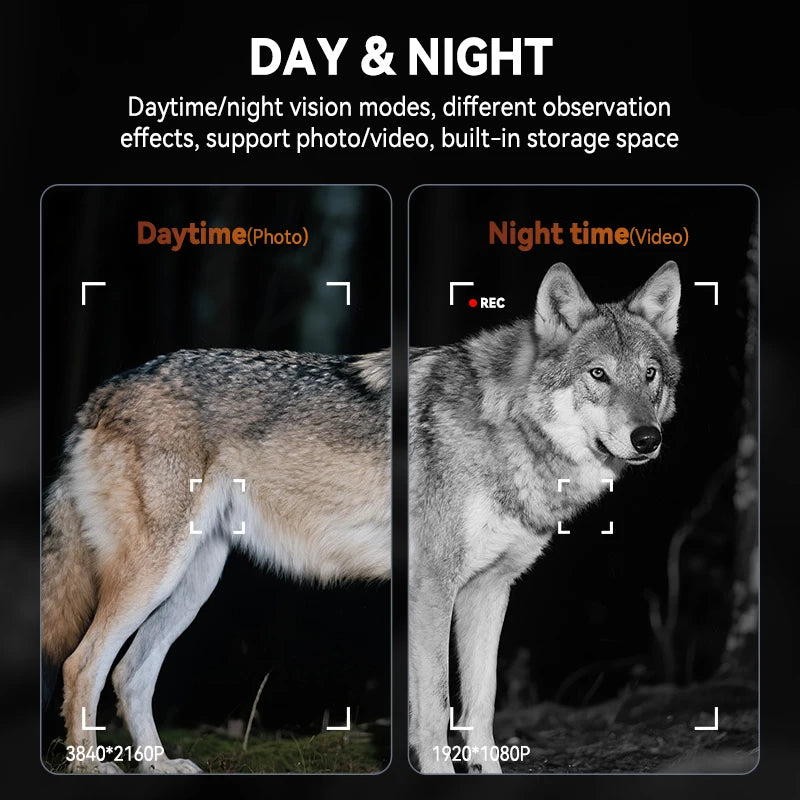Nachtkijker met dag- en nachtzicht voor wildlife observatie