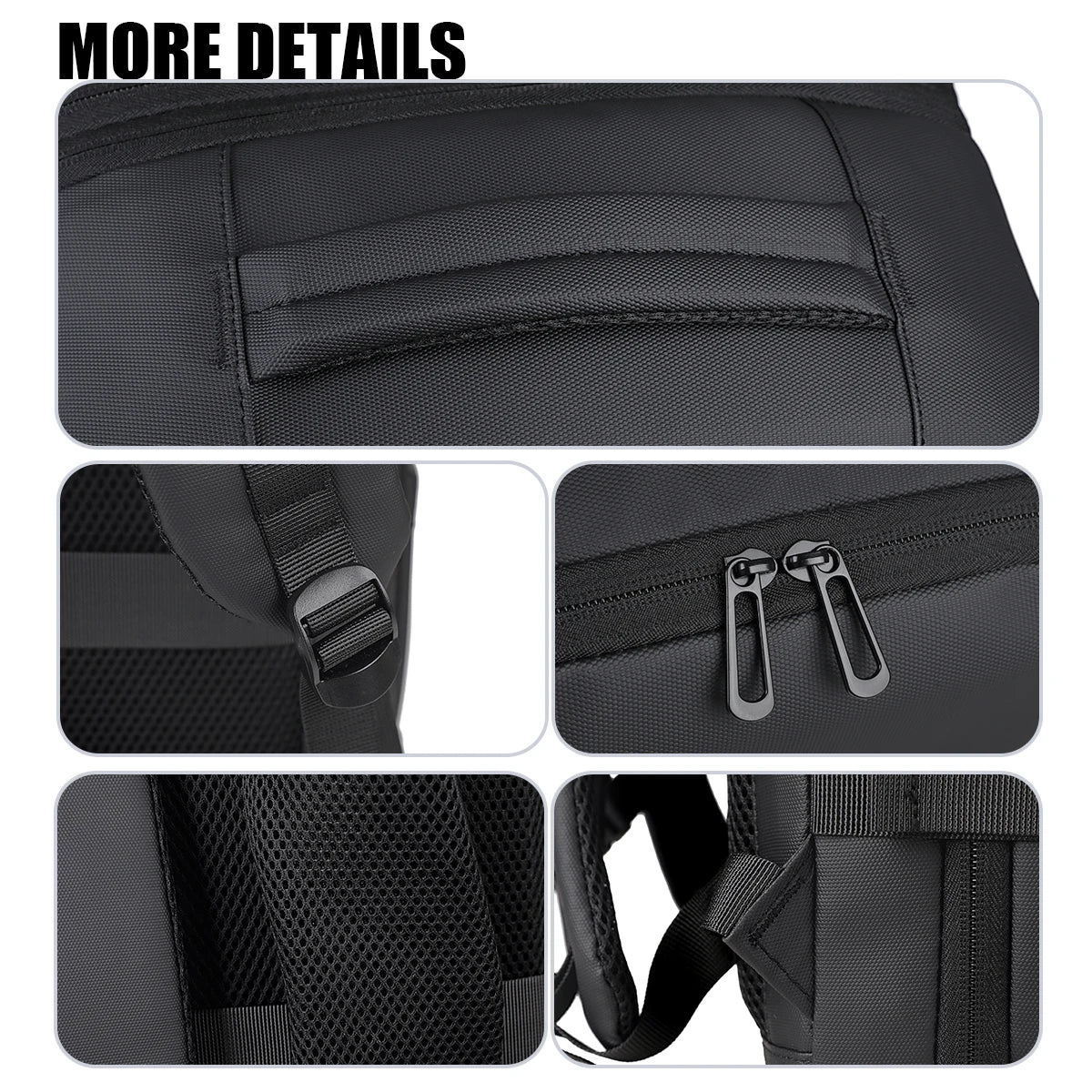 Uitbreidbare Laptop Rugzak 15.6 Inch - Waterafstotende Reistas