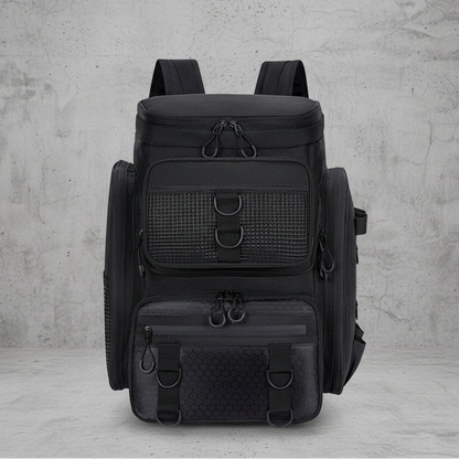 Tactische Visrugzak met Hengelhouders en 16 Vakken