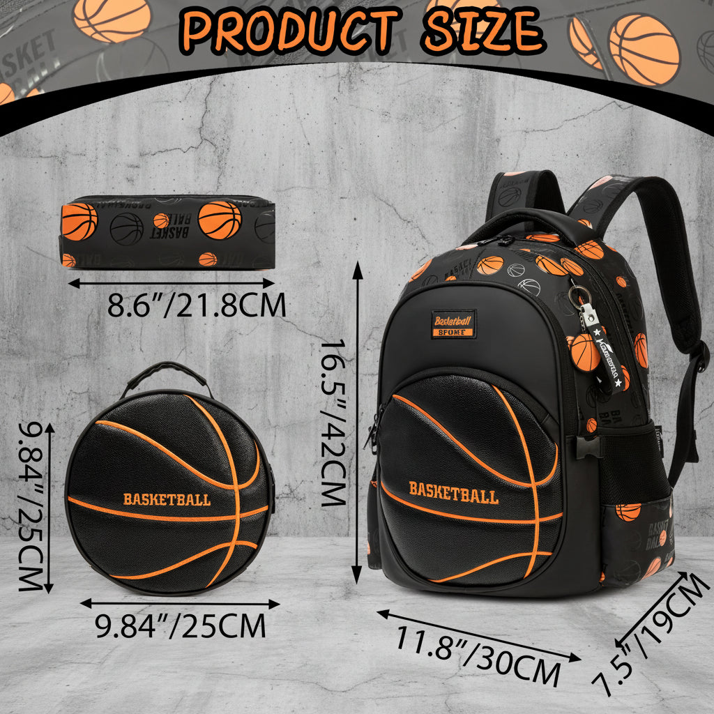 Kinder Rugzak Basketbal - Lichtgewicht - Speels Design