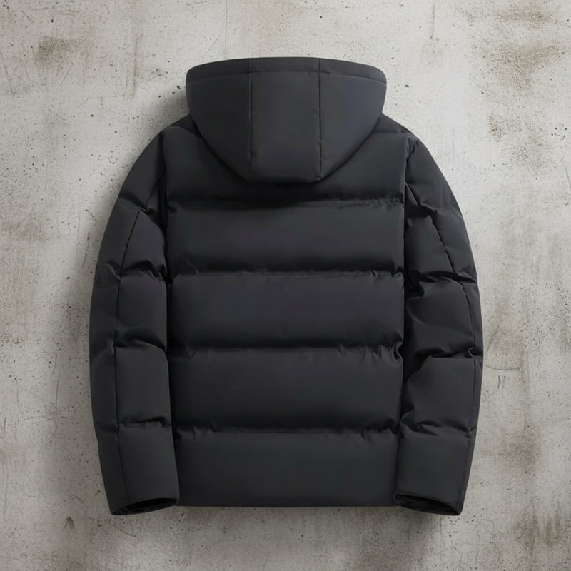 Heren Puffer Jas - Warm - Waterdicht - Met Capuchon