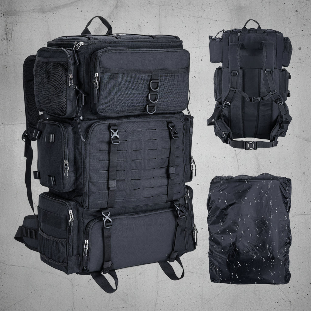 Fishing Backpack met Koelvak - Hengelhouders