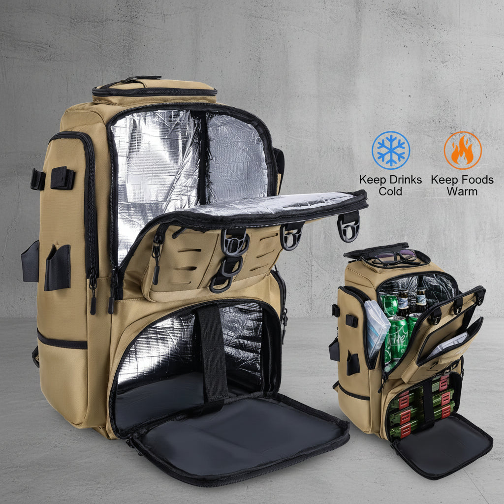 Vis Rugzak Met Koelvak Fishing Backpack Hengel Tas Outdoor