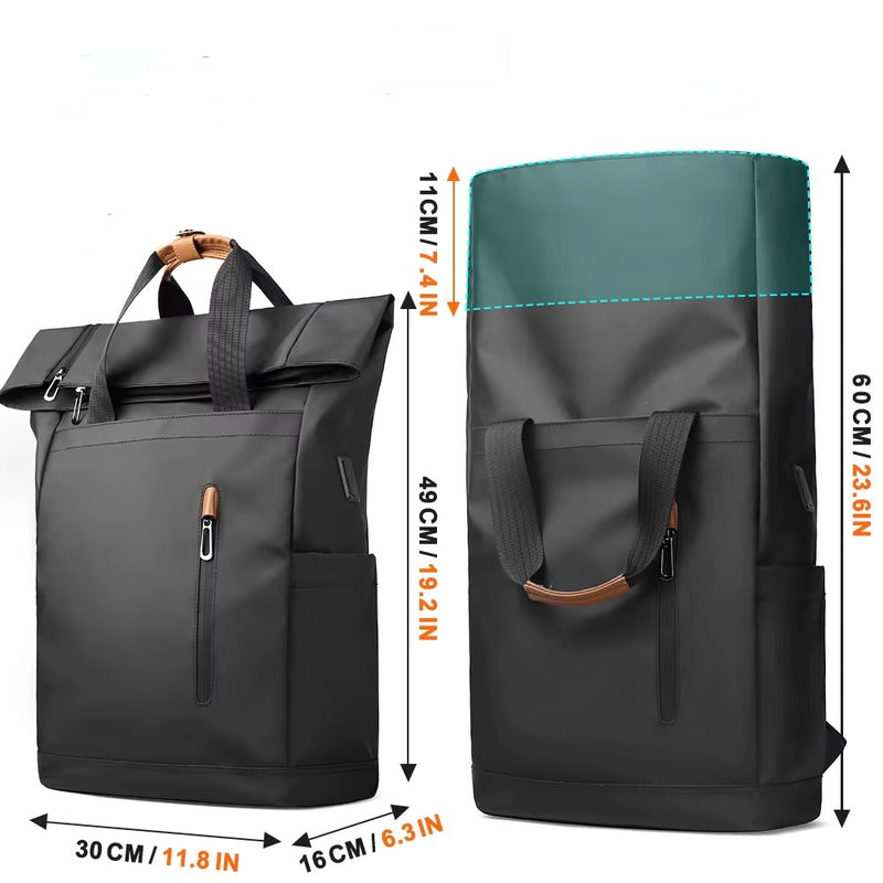 Rolltop Rugzak - Laptop 15.6 inch - Waterdicht - Travel