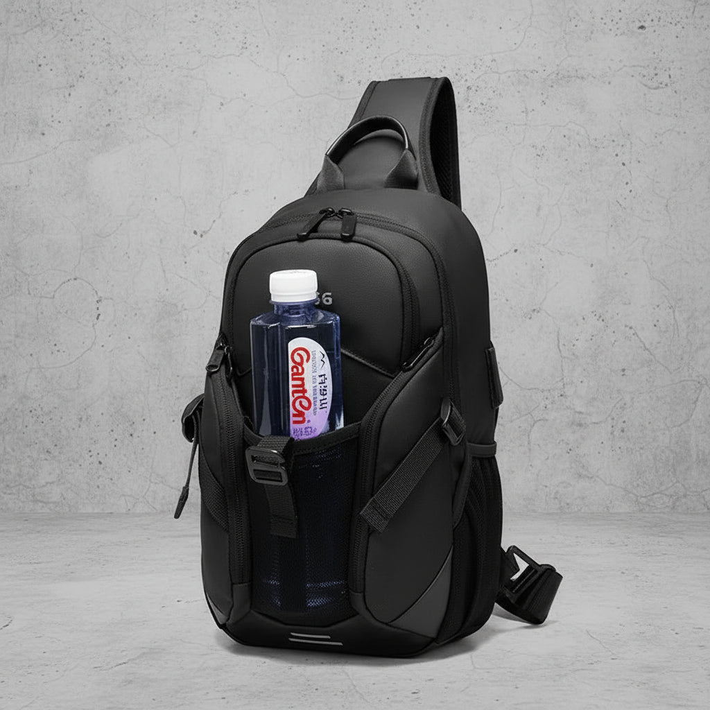 Crossbody Sport+ Rugzak – Waterafstotend – USB Oplaadpoort