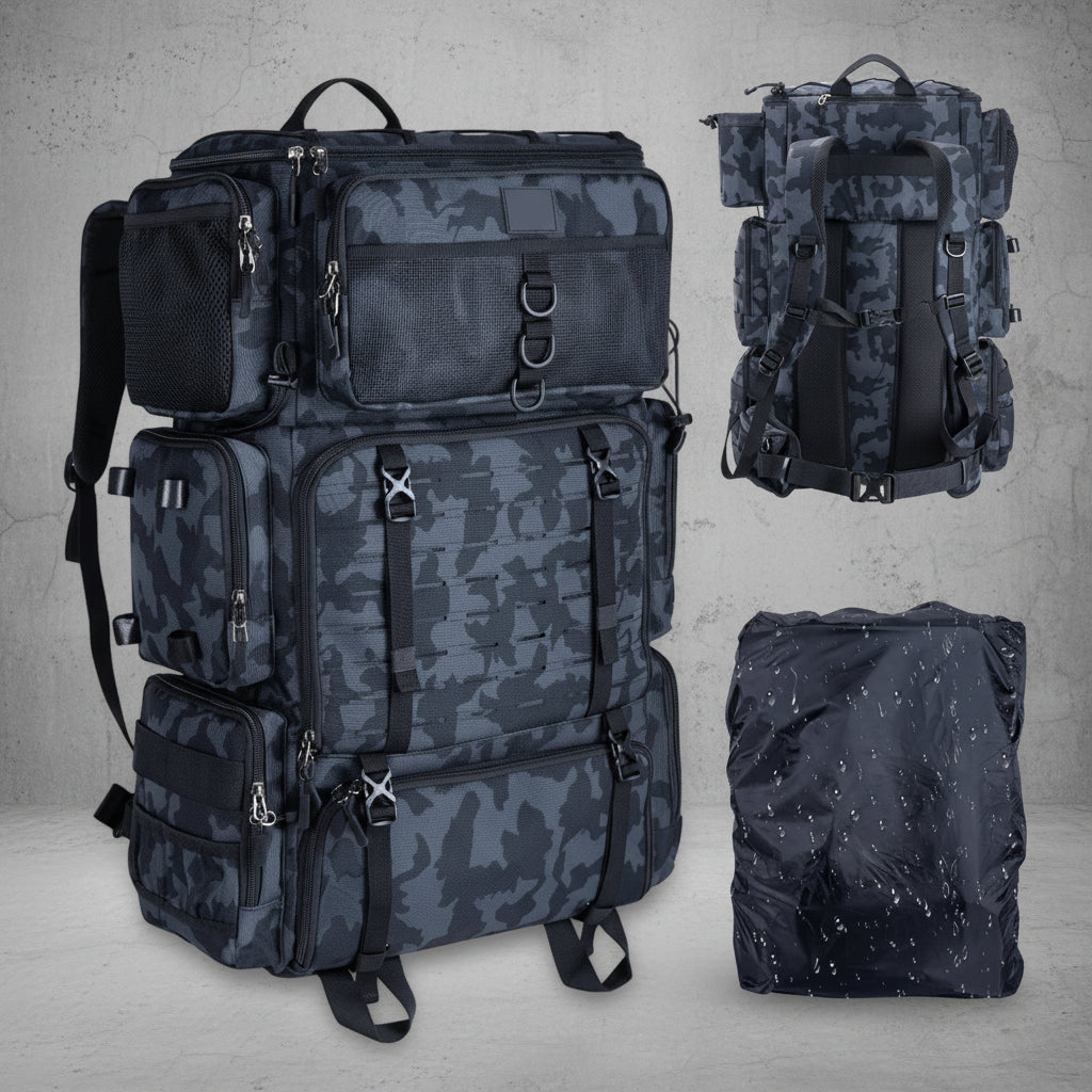 Fishing Backpack met Koelvak - Hengelhouders