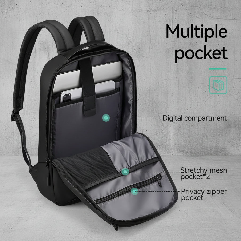 Laptop Rugzak 15 Inch Waterdicht Minimalistisch Business