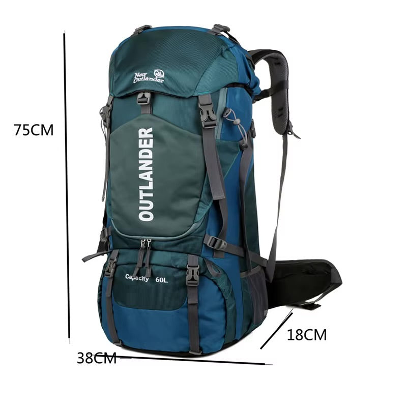 Backpack 60L Outdoor - Lichtgewicht - Waterdicht