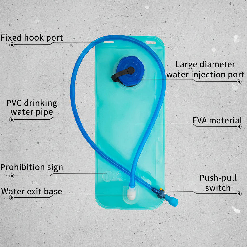 Hydratatie Rugzak met 2L Waterzak voor Sport - Outdoor