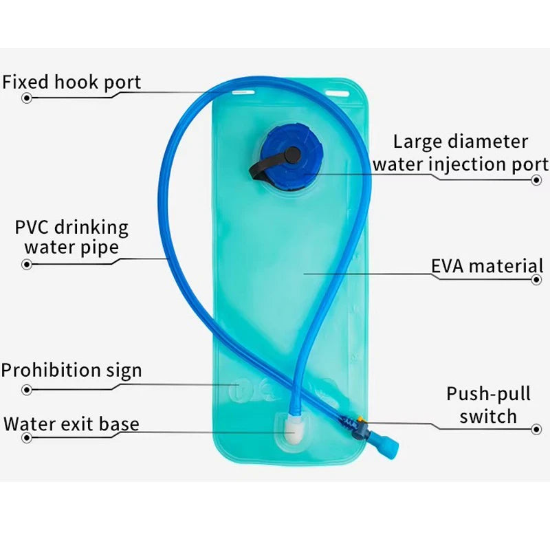 Aventury Hydratatie Rugzak met 2L Waterzak