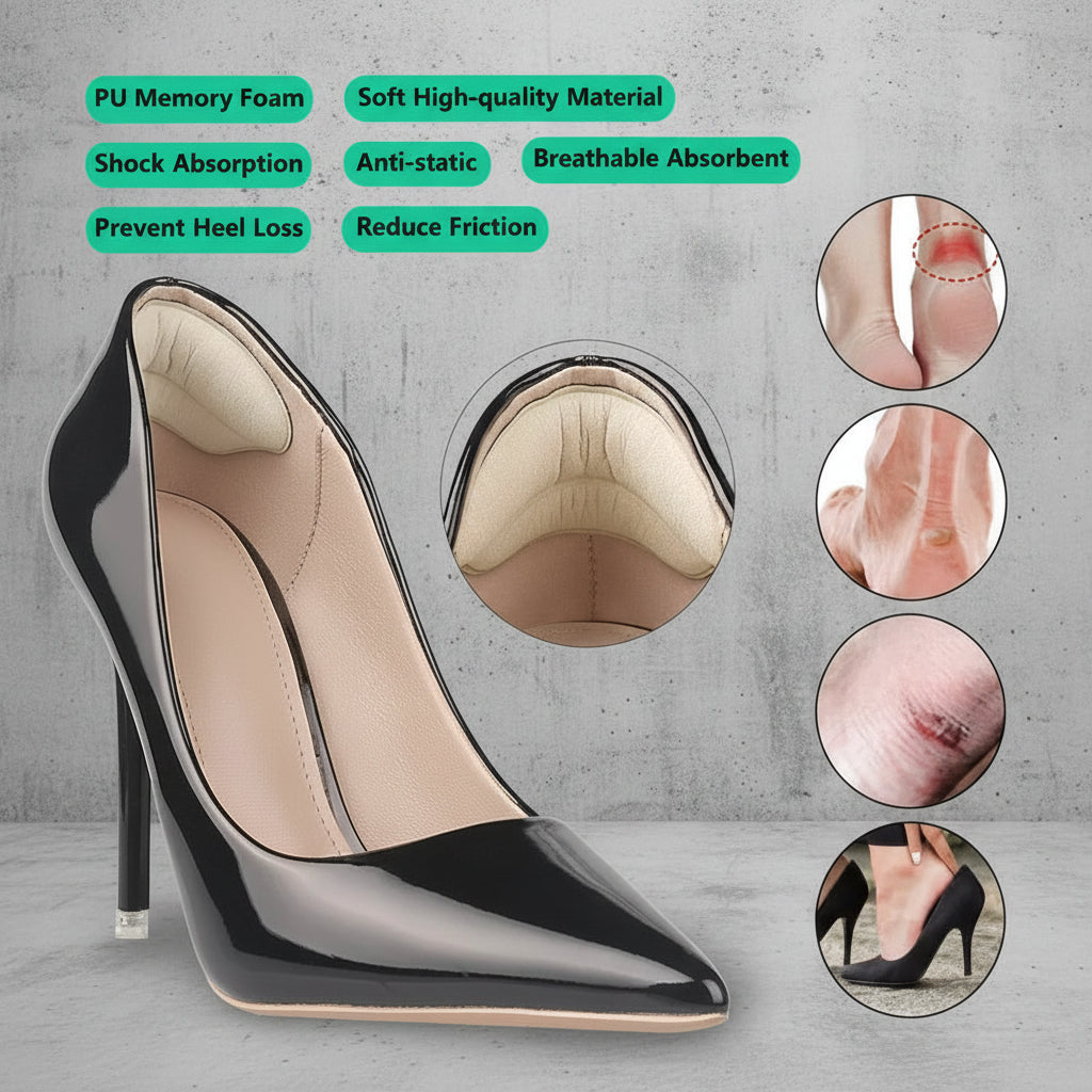 Hielbeschermers tegen blaren - Comfort - grip en bescherming