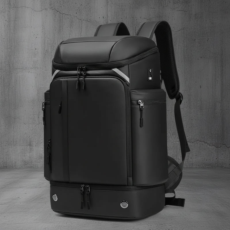 Laptop Rugzak 17 Inch met Schoenvak - Waterdicht - 50L Travel Backpack