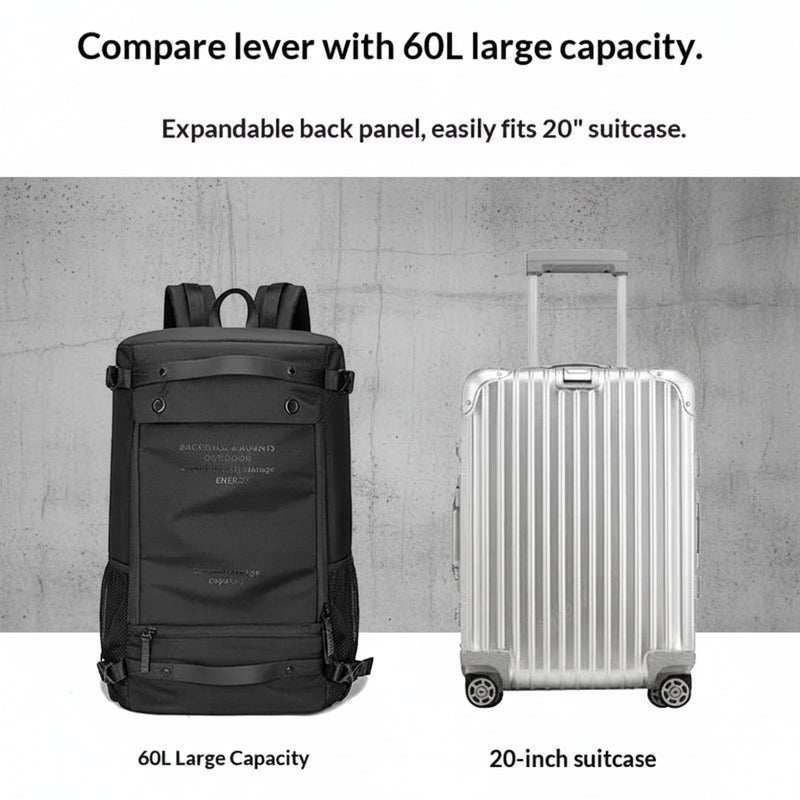 Front Loader Backpack 60L Expandable Rugzak