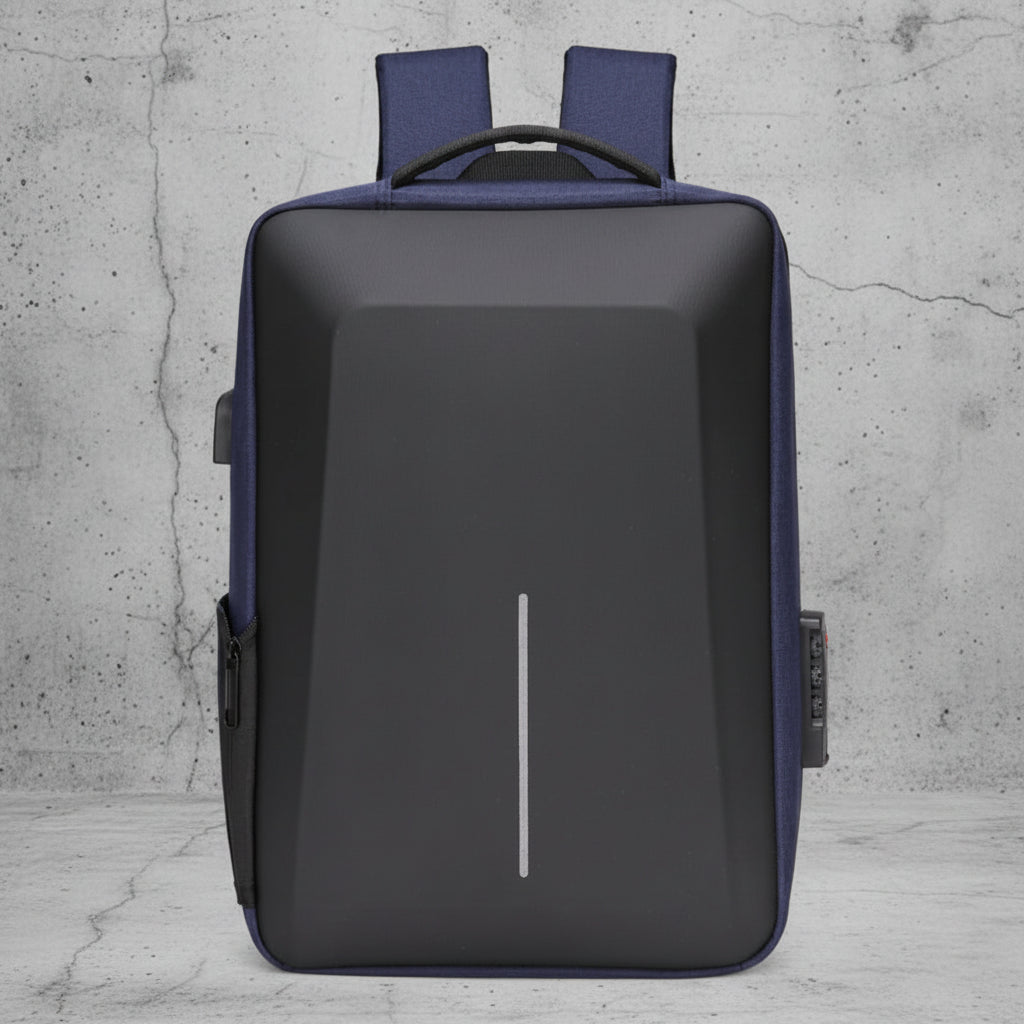 Anti-Diefstal Laptop Rugzak met USB Oplaadpoort - Harde Shell - Waterafstotend