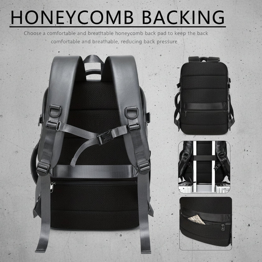 Laptop Rugzak 17 Inch Expandable Travel Backpack