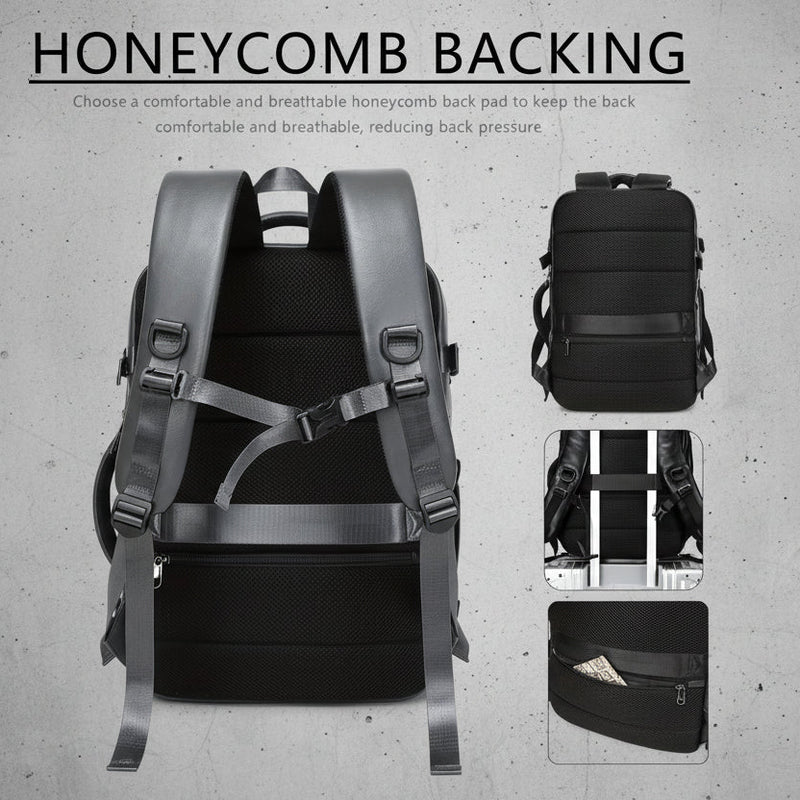 Laptop Rugzak 17 Inch Expandable Travel Backpack