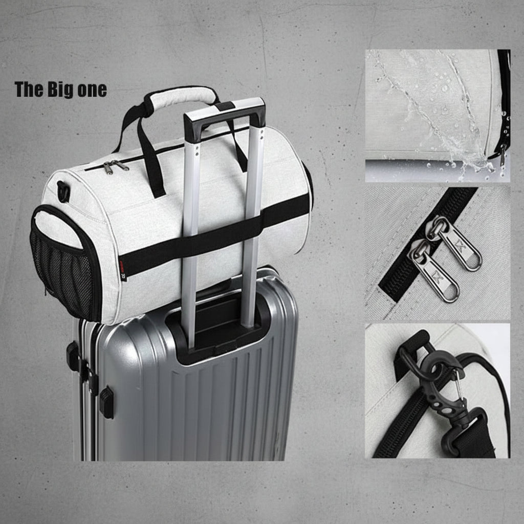 Waterdichte Sporttas met Schoenenvak – S t/m XL