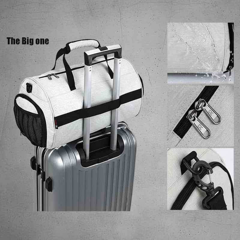 Waterdichte Sporttas met Schoenenvak – S t/m XL