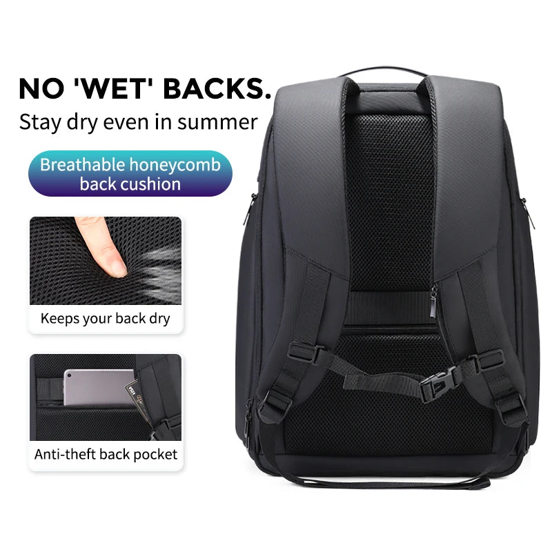 Expandable Laptop Backpack 36-48L Waterdicht
