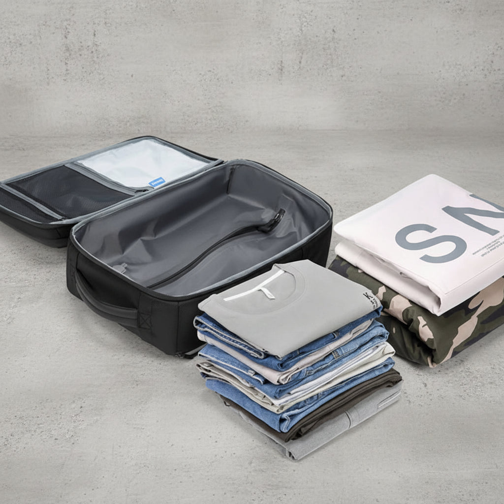 Vacuum Rugzak Compressie Laptop Rugzak 17 Inch Reis Anti Diefstal