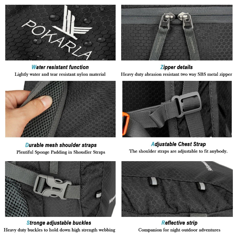 Backpack 40L Hiking - Lichtgewicht - Ergonomisch