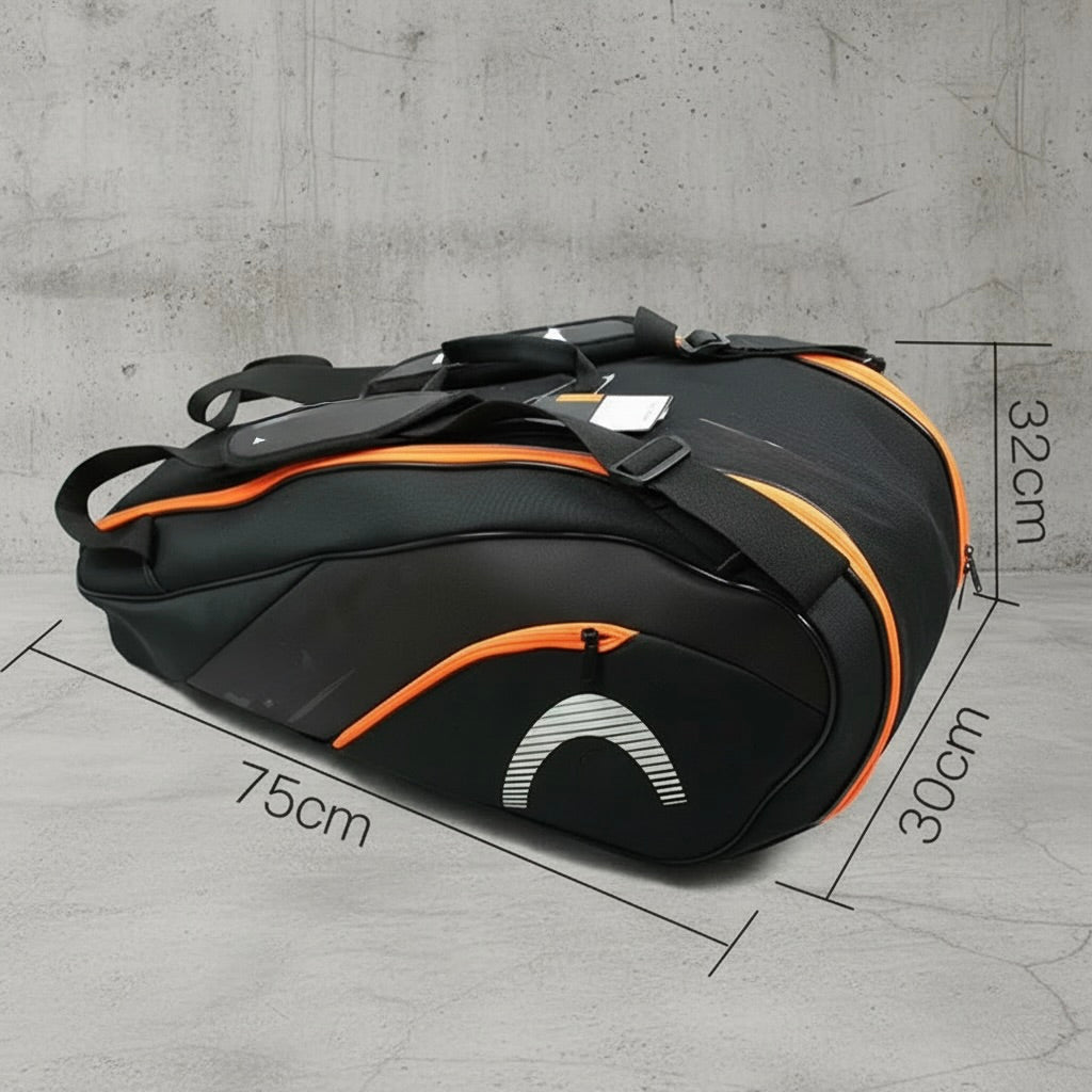 Tennis Racket Backpack 6-9 Rackets met Schoenvak