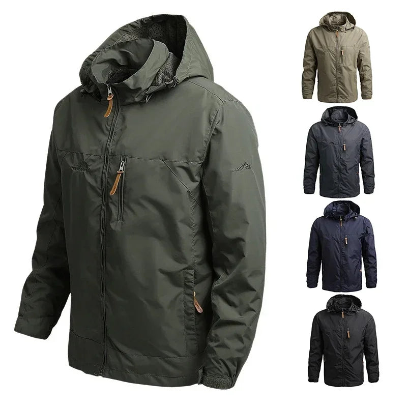 Heren Outdoor Parka Jas met Capuchon