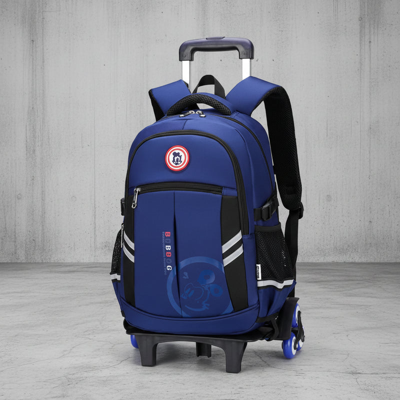 Kinder Trolley Rugzak met Wielen 2 of 6 Wiel Optie
