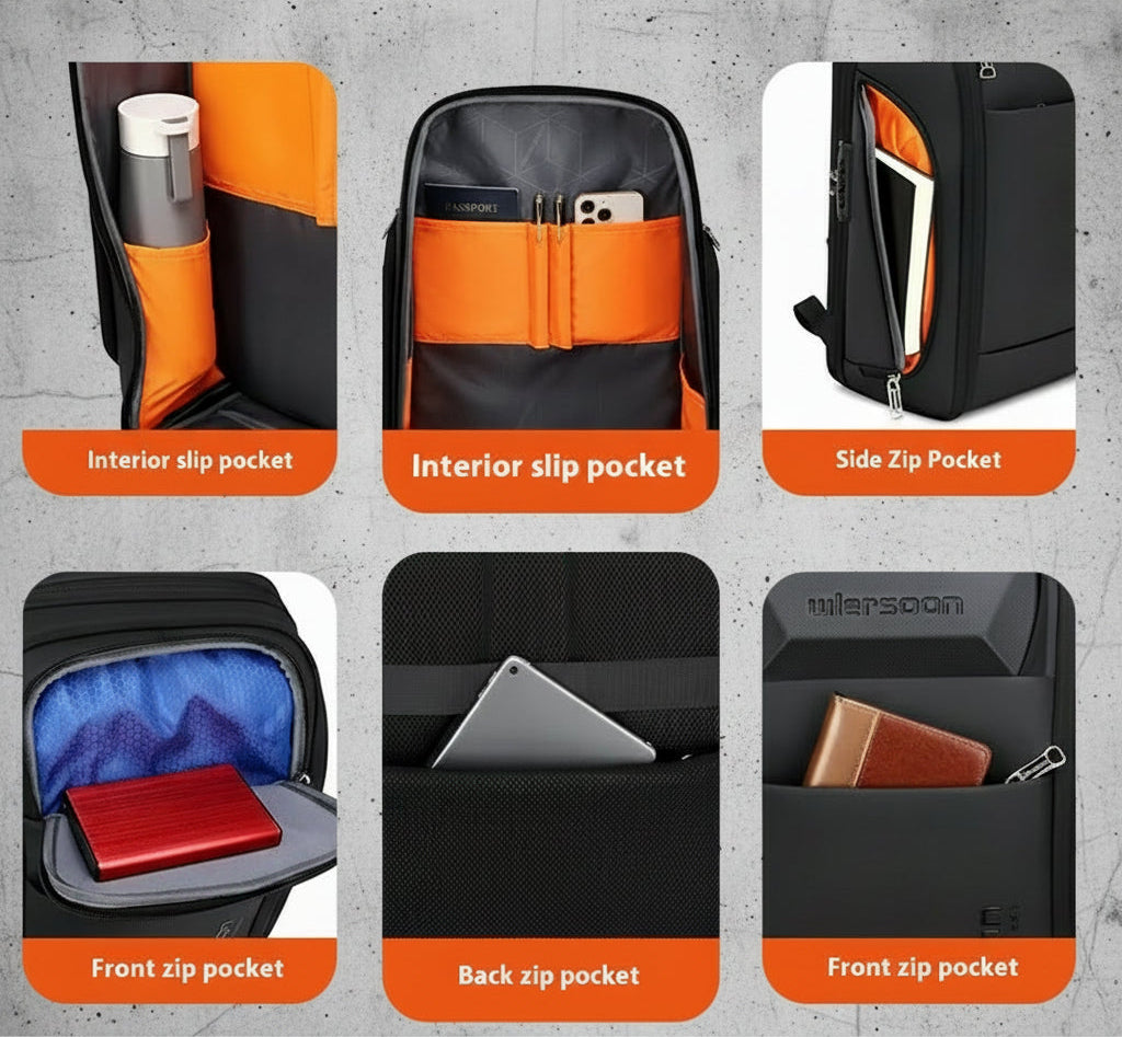 Travel Backpack 15.6 Inch Laptop  Front Loader