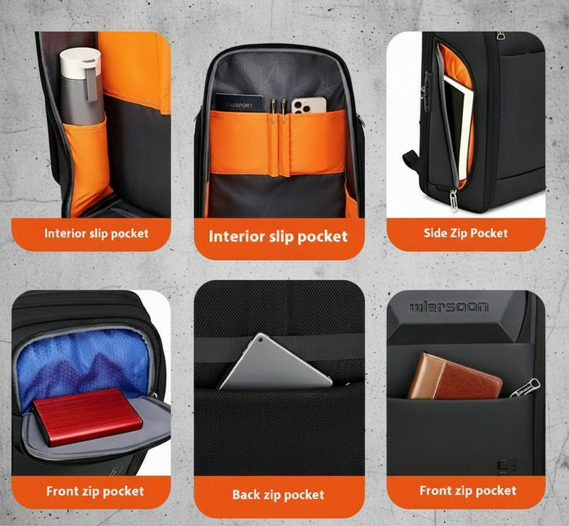 Travel Backpack 15.6 Inch Laptop  Front Loader