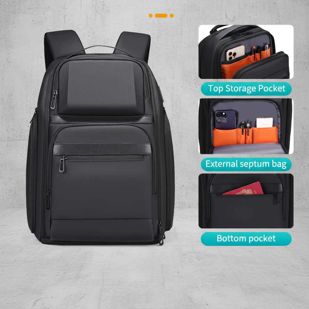 Expandable Laptop Backpack 36-48L Waterdicht
