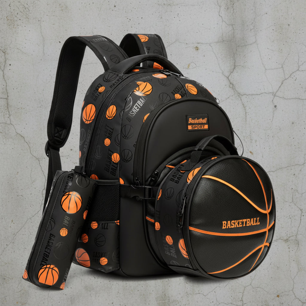 Kinder Rugzak Basketbal - Lichtgewicht - Speels Design