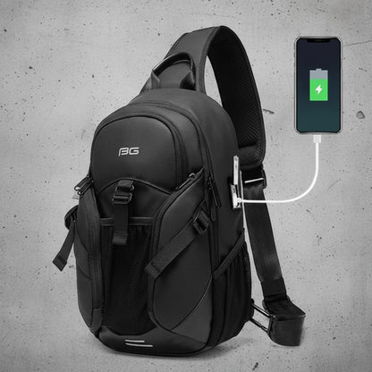 Crossbody Sport+ Rugzak – Waterafstotend – USB Oplaadpoort
