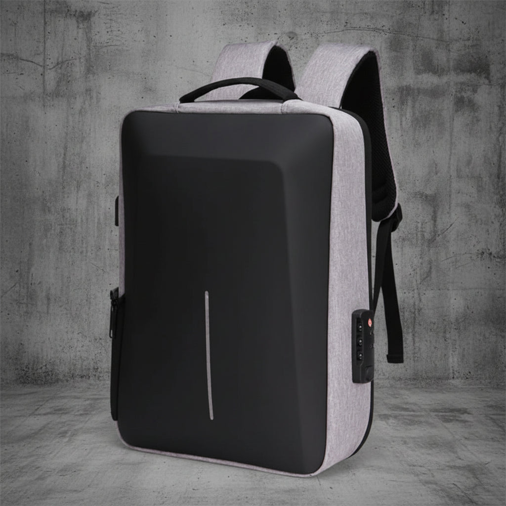 Anti-Diefstal Laptop Rugzak met USB Oplaadpoort - Harde Shell - Waterafstotend