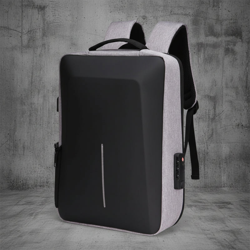 Anti-Diefstal Laptop Rugzak met USB Oplaadpoort - Harde Shell - Waterafstotend