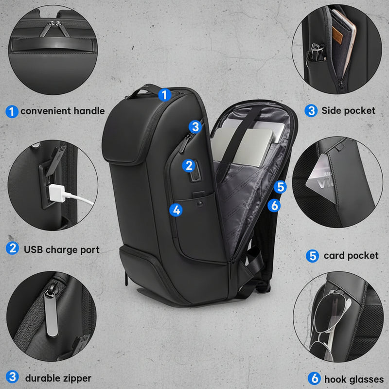 Laptop Rugzak 15.6 Inch Business Backpack Waterdicht Anti Diefstal