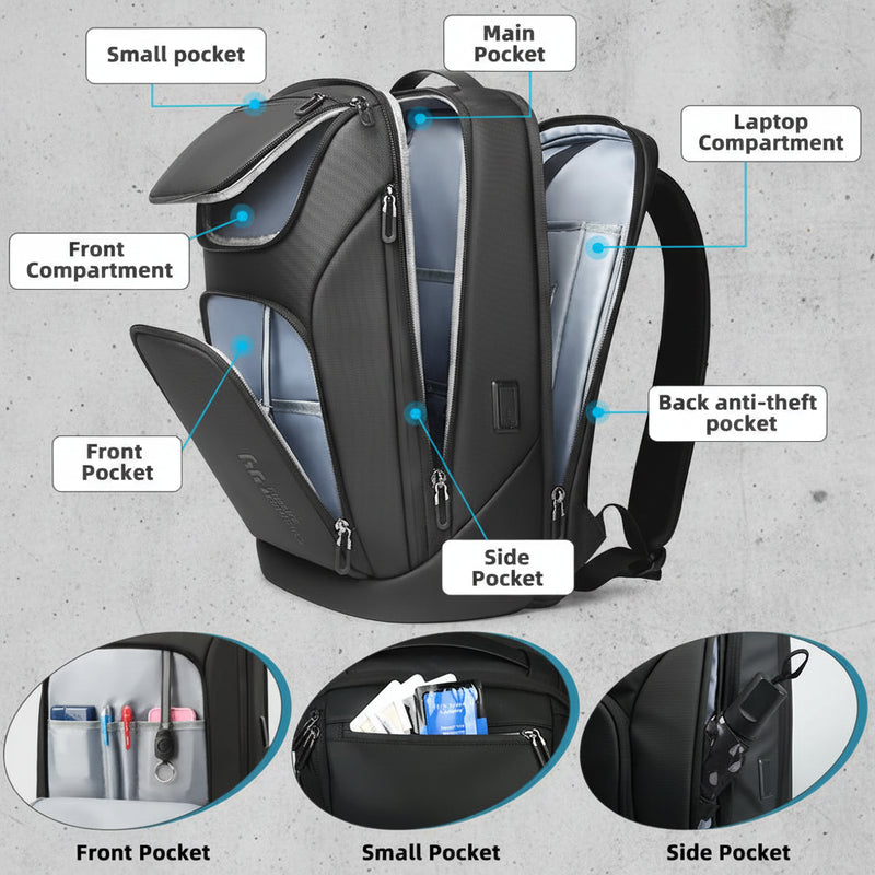 Uitbreidbare Laptop 15.6 Rugzak