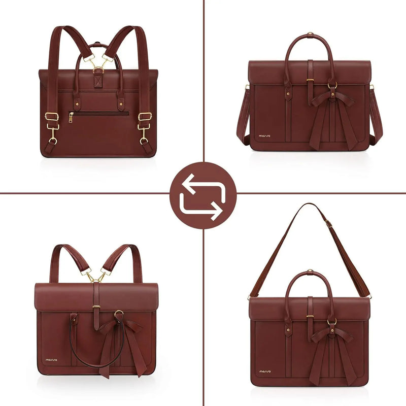 Dames Aktetas Laptop 15.6 Inch - Elegante Werktas - Schoudertas & Handtas