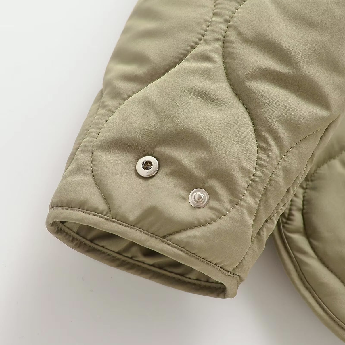 Dames Puffer Jas Gewatteerd Met Capuchon