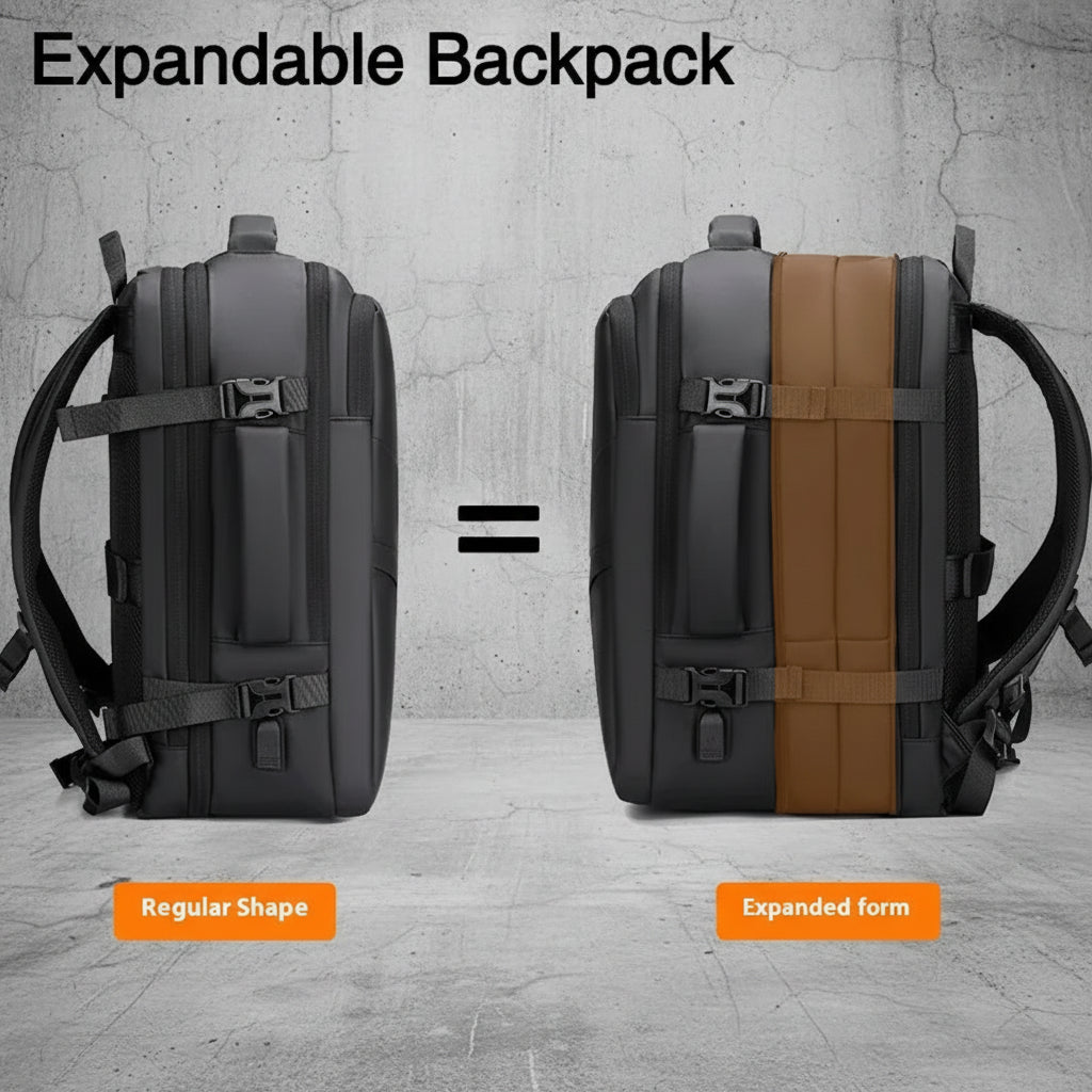 Uitbreidbare Travel Rugzak 50L met Grote Capaciteit