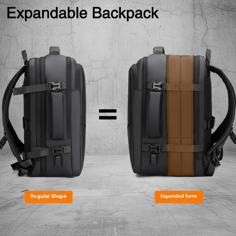 Uitbreidbare Travel Rugzak 50L met Grote Capaciteit