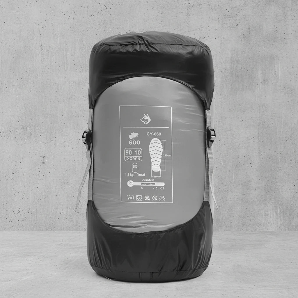 Donzen Mummy Slaapzak - Warm - Lichtgewicht - Aventury