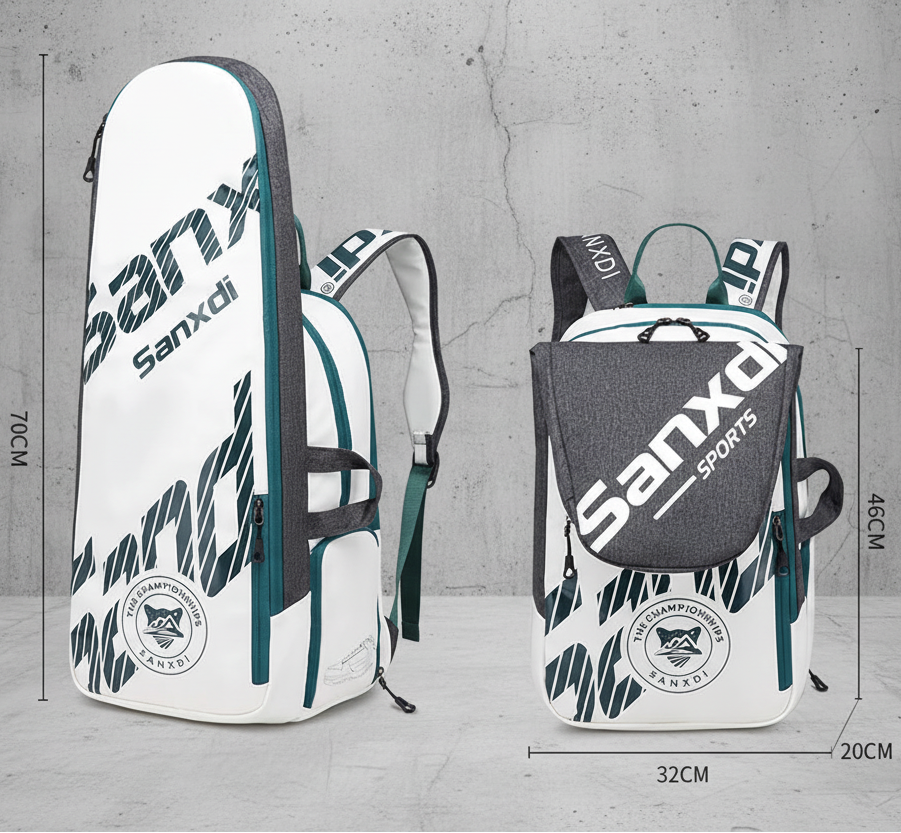 Tennis Racket Rugzak met Racketvak en Schoenenvak