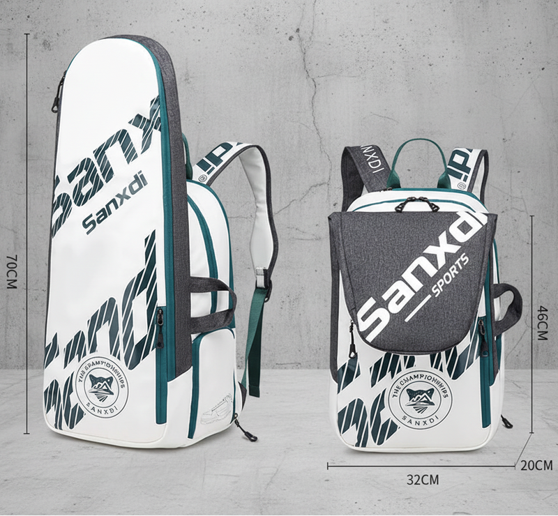 Tennis Racket Rugzak met Racketvak en Schoenenvak