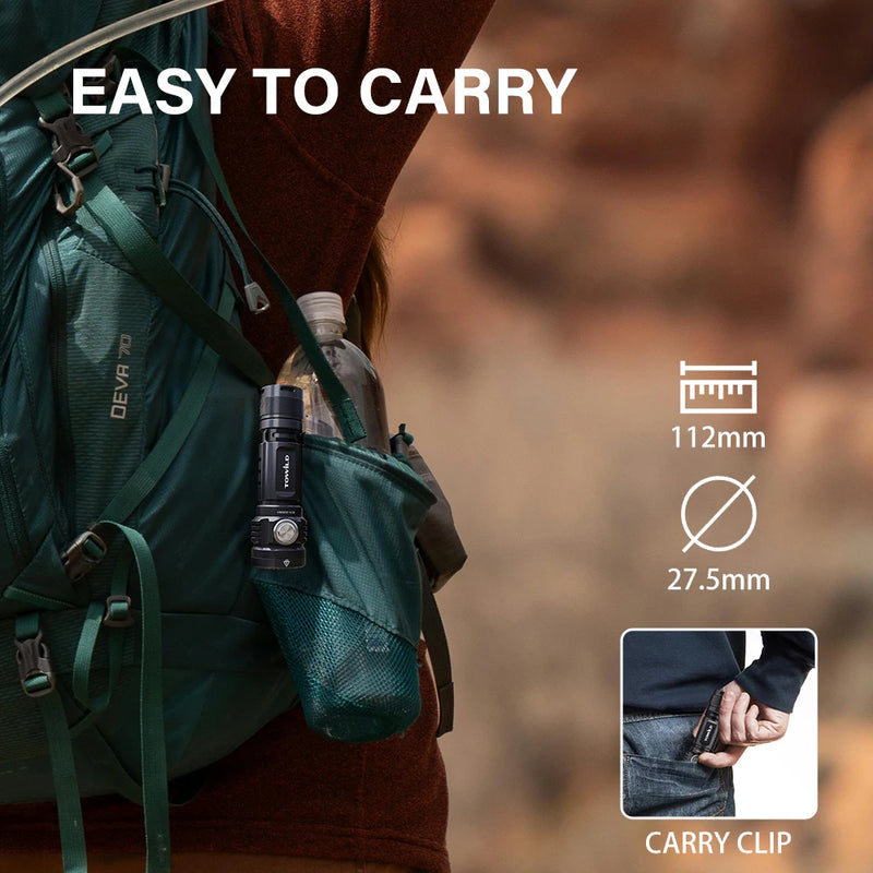 LED Zaklamp - 4000 Lumen - Oplaadbaar - Waterdicht