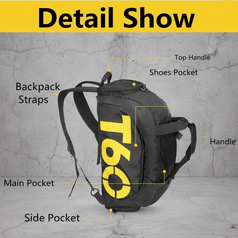 Waterdichte Sporttas met Grote Capaciteit